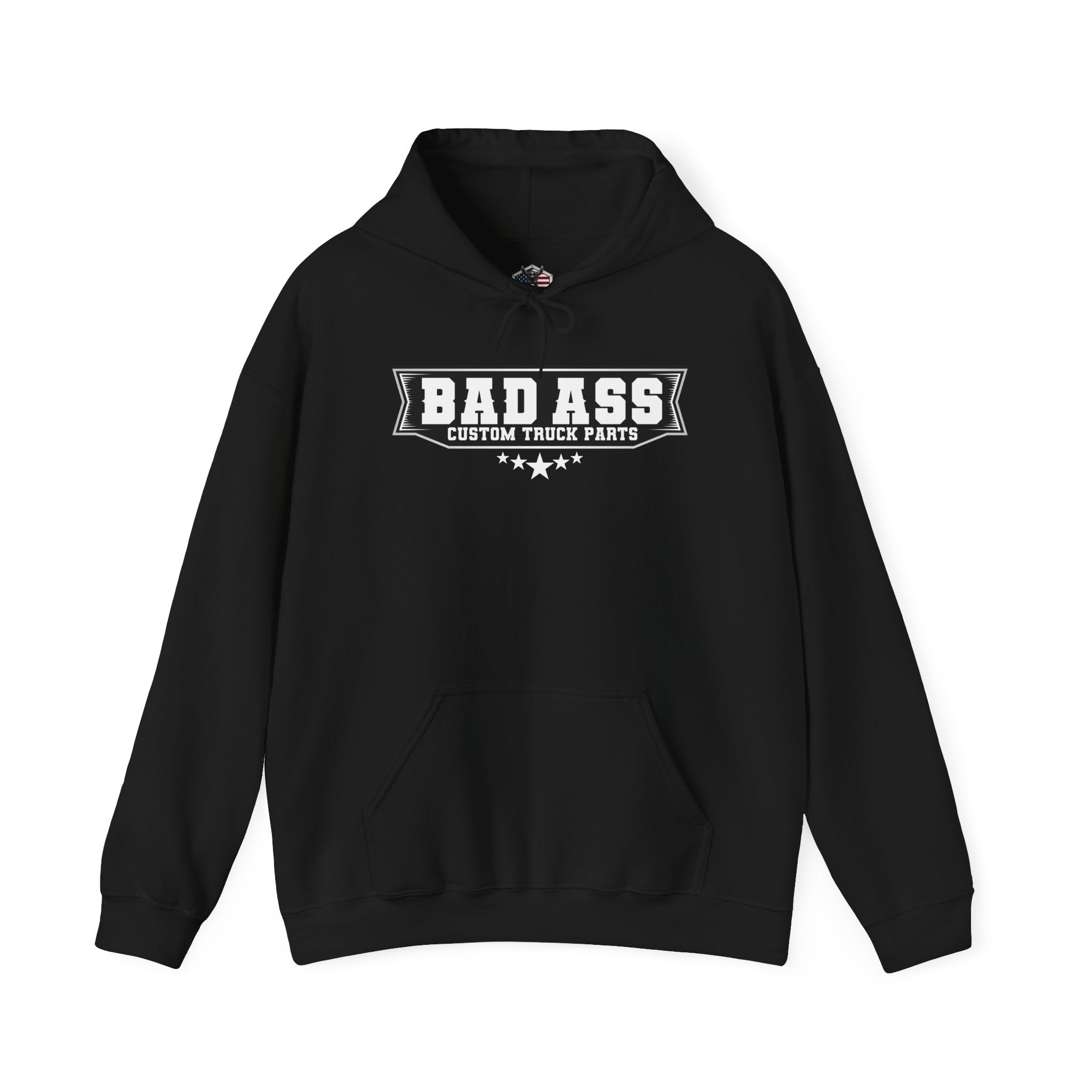 Badass Custom Truck Parts Unisex Hoodie - Bold Graphic Design for Truck Enthusiasts