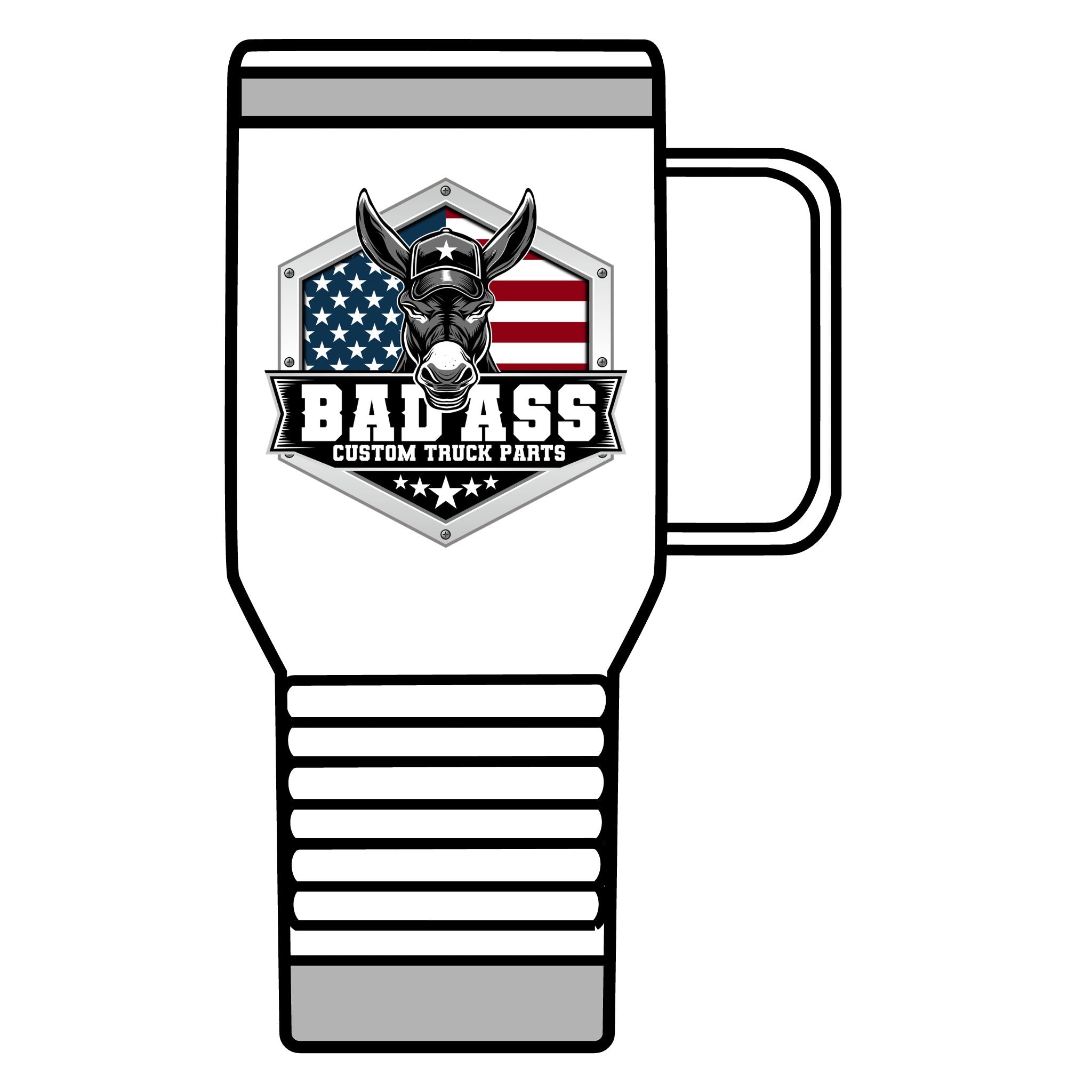 Bad Ass Custom Truck Parts Travel Mug - 20oz